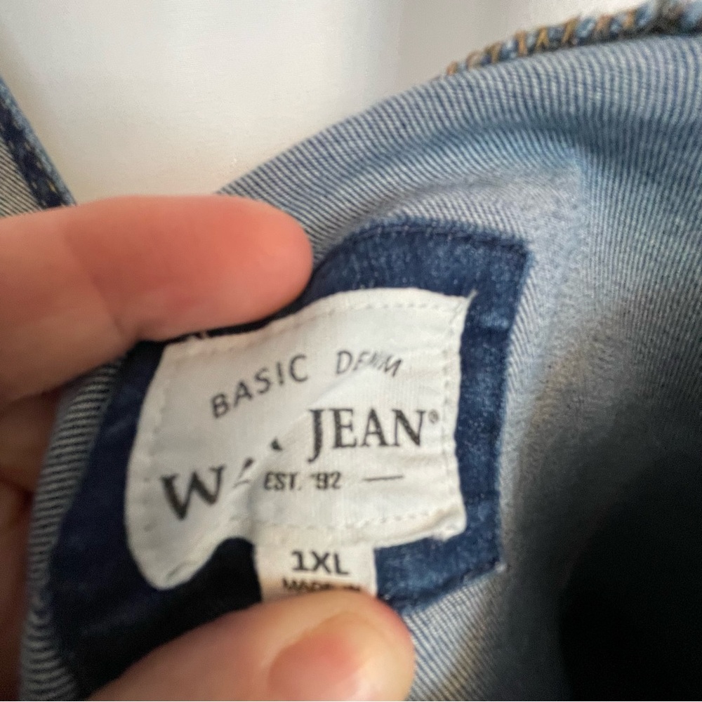 Wax Jean Blue Denim Overalls Classic Style - Picture 7 of 7
